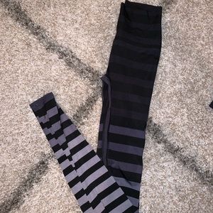 K-deer yoga pants in the Jody stripes